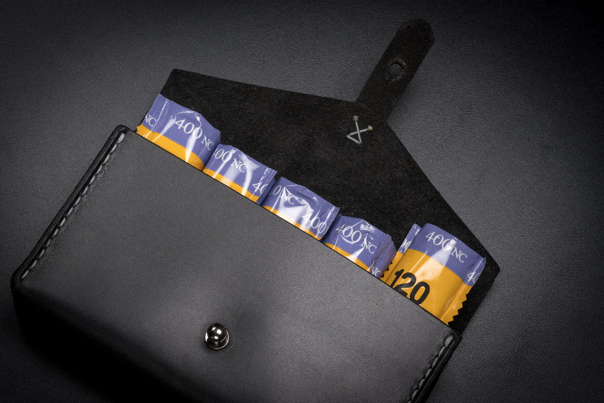 Leather film pouch (120mm)